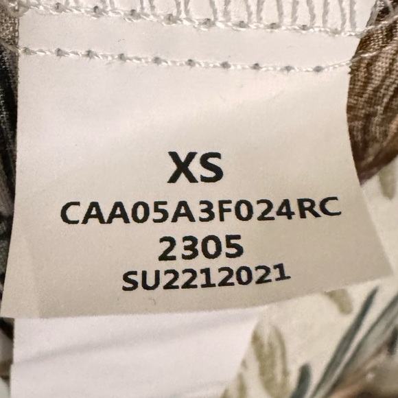 Cupshe Resort Dress Tropical Leaf Maxi One Shoulder Women Sz XS NWT Beach Cruise - Picture 5 of 7